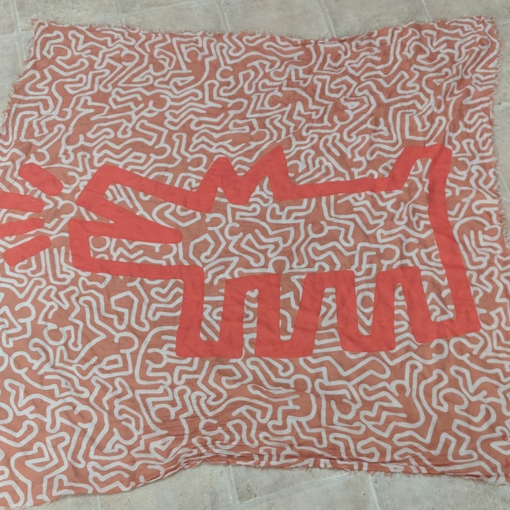 Coach X Keith haring scarf